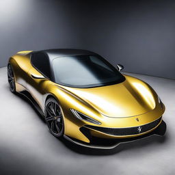 A new supercar with headlights inspired by golden eagle eyes