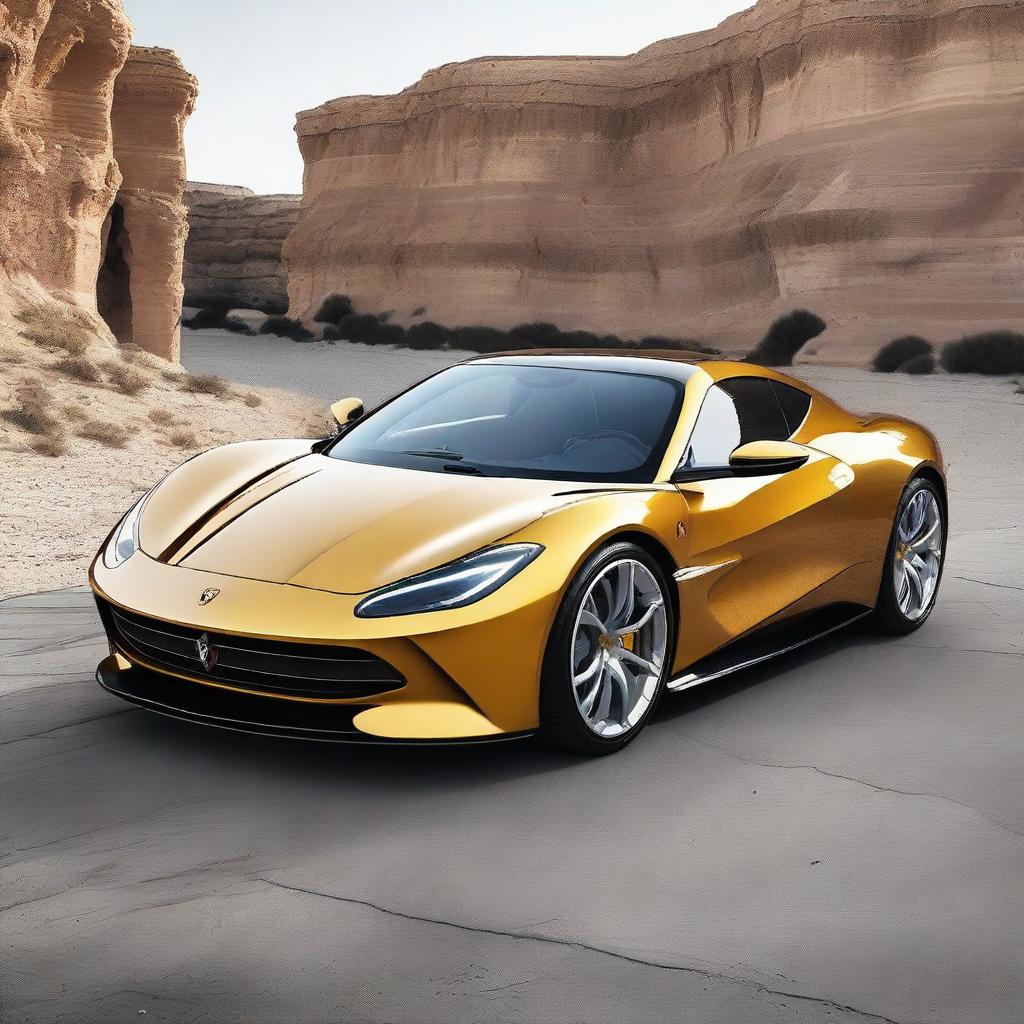 A stunning new supercar with headlights inspired by the rounded and sharp eyes of a golden eagle