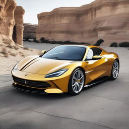 A stunning new supercar with headlights inspired by the rounded and sharp eyes of a golden eagle