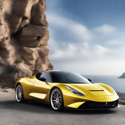 A stunning new supercar with headlights inspired by the rounded and sharp eyes of a golden eagle