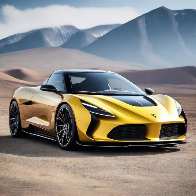 A stunning new supercar with headlights inspired by the rounded and sharp eyes of a golden eagle