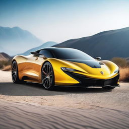 A stunning new supercar with headlights inspired by the rounded and sharp eyes of a golden eagle