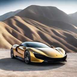 A stunning new supercar with headlights inspired by the rounded and sharp eyes of a golden eagle