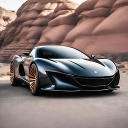 A stunning new supercar with headlights inspired by the rounded and sharp eyes of a golden eagle