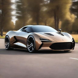 A stunning new supercar with headlights inspired by the rounded and sharp eyes of a golden eagle