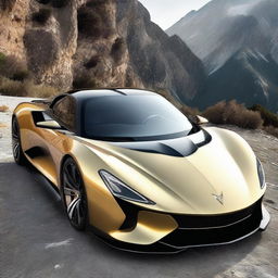 A stunning new supercar with headlights inspired by the rounded and sharp eyes of a golden eagle