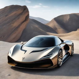 A stunning new supercar with headlights inspired by the rounded and sharp eyes of a golden eagle