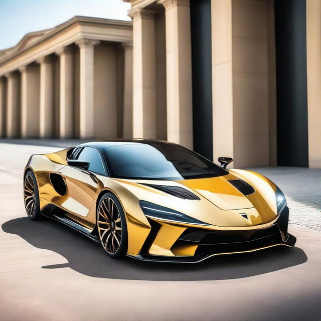 A stunning new supercar with headlights inspired by the rounded and sharp eyes of a golden eagle