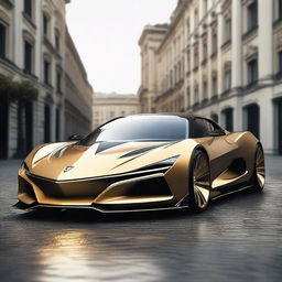 A stunning new supercar with headlights inspired by the rounded and sharp eyes of a golden eagle