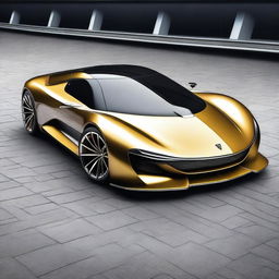 A stunning new supercar with headlights inspired by the rounded eyes of a golden eagle