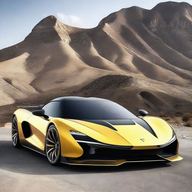 A stunning new supercar with headlights inspired by the rounded eyes of a golden eagle