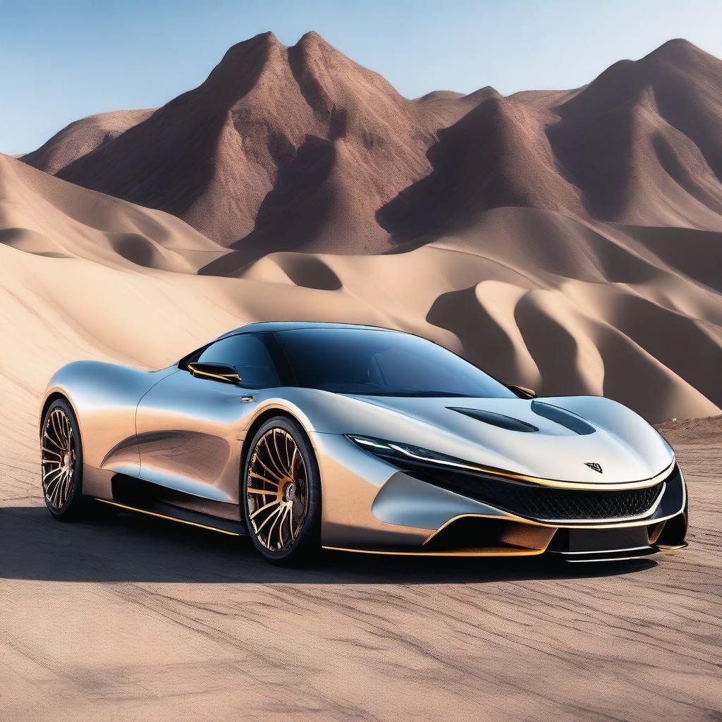 A stunning new supercar with headlights inspired by the rounded eyes of a golden eagle