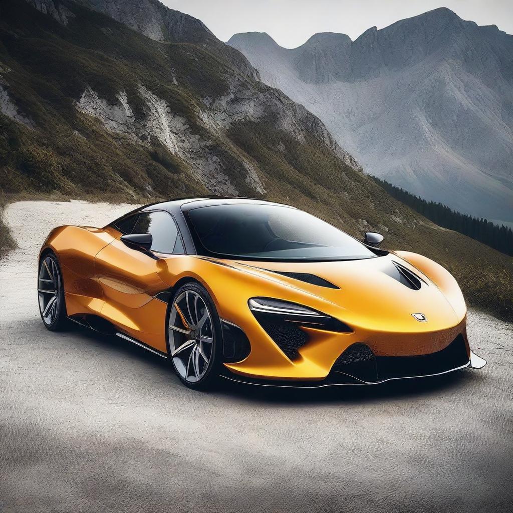 A stunning new supercar with headlights inspired by the rounded eyes of a golden eagle