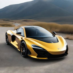 A stunning new supercar with headlights inspired by the rounded eyes of a golden eagle