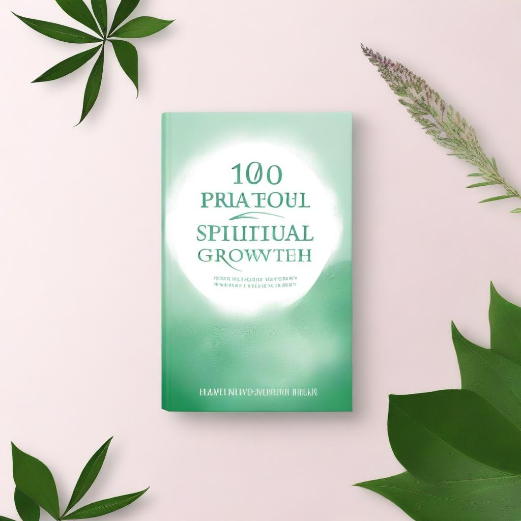 Design a book cover with the title '10 Daily Practices for Spiritual Growth' by Carolyn Batista