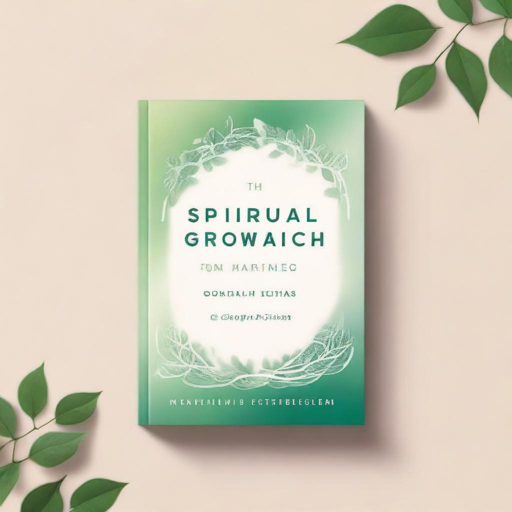 Design a book cover with the title '10 Daily Practices for Spiritual Growth' by Carolyn Batista