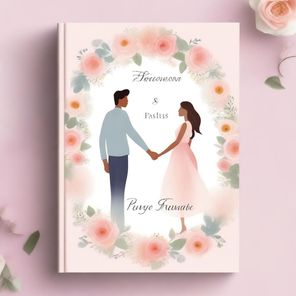 A beautiful and romantic relationship book cover featuring a couple holding hands, with a soft and dreamy background