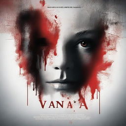 A cover for a TV series with a bloody title 'Vanya'