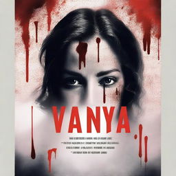 A cover for a TV series with a bloody title 'Vanya'