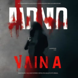 A cover for a TV series with a bloody title 'Vanya'