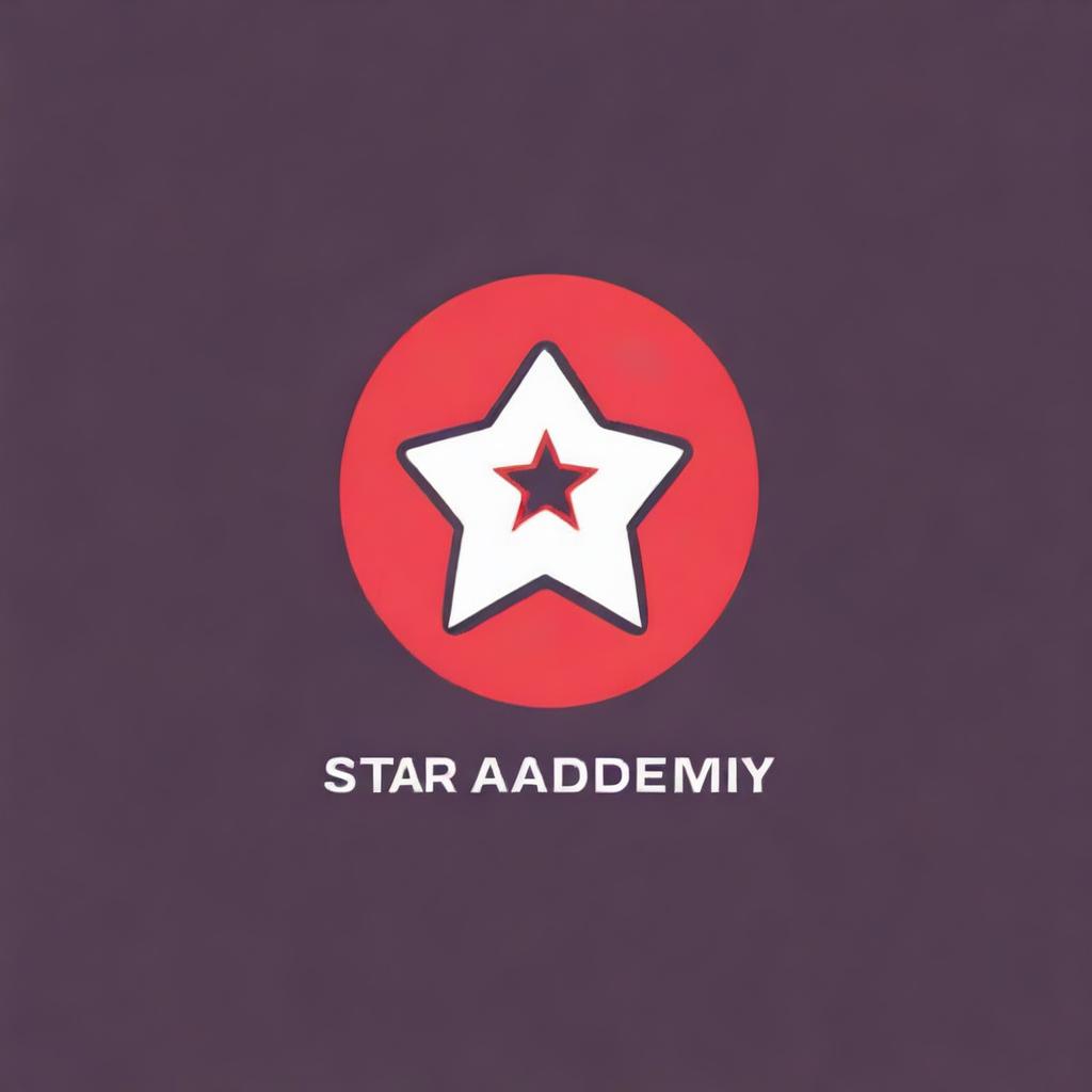 Create a logo for a fictional 'Star Academy'