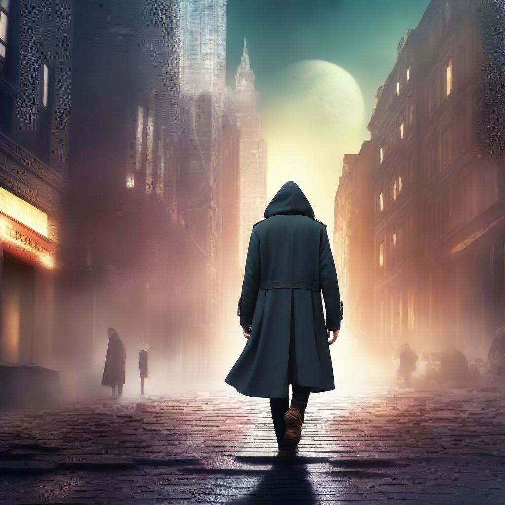 Create a book cover for an urban fantasy novel