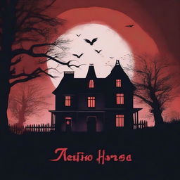 Create a horror movie poster for the film titled 'How to Haunt a House