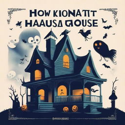 A movie poster for the film titled 'How to Haunt a House'