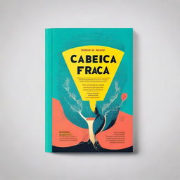 Create a book cover for a book titled 'Cabeça Fraca'