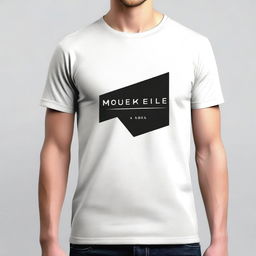 A simple and stylish T-shirt design featuring a minimalistic graphic or logo