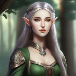 Create a character token for the Heiress of an Elvish Empire