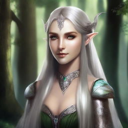 Create a character token for the Heiress of an Elvish Empire