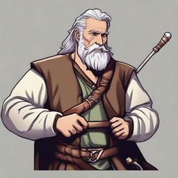 Yensil is a Bard in his mid-30's with a lute slung across his back and a flute kept in a bandoleer across his chest