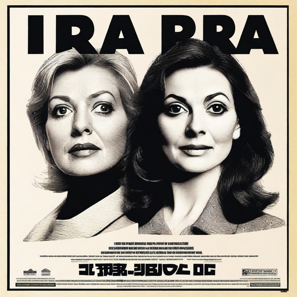 Poster for a series called 'Ira' about two 30-year-old women who create a revenge business targeting unfaithful husbands