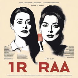 Poster for a series called 'Ira' about two 30-year-old women who create a revenge business targeting unfaithful husbands