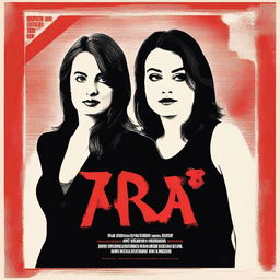 Poster for a series called 'Ira' about two 30-year-old women who create a revenge business targeting unfaithful husbands