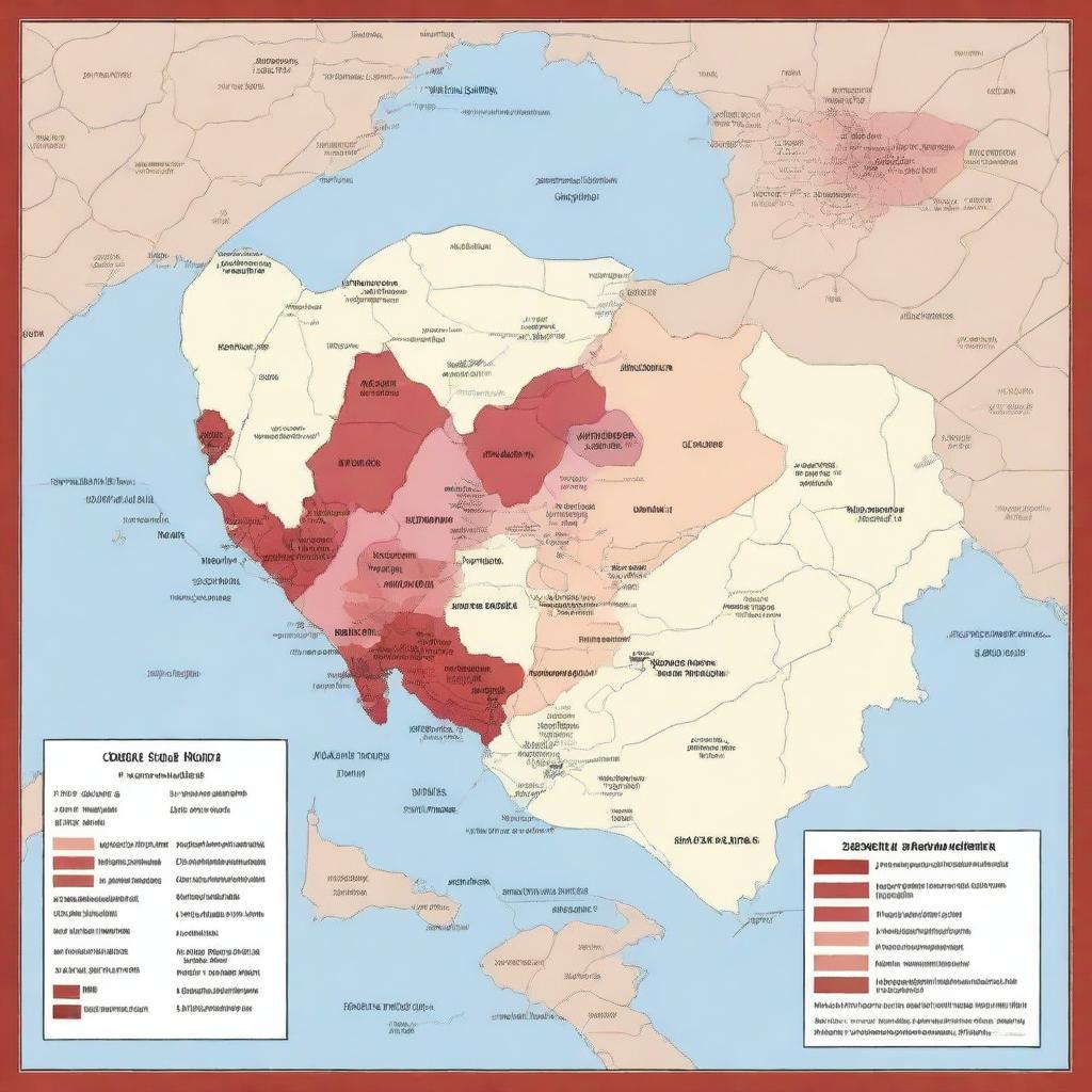 A detailed map of Attappady, highlighting regions affected by Sickle Cell Anemia