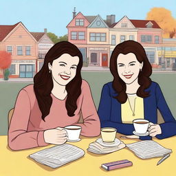 An image representing a Gilmore Girls quiz