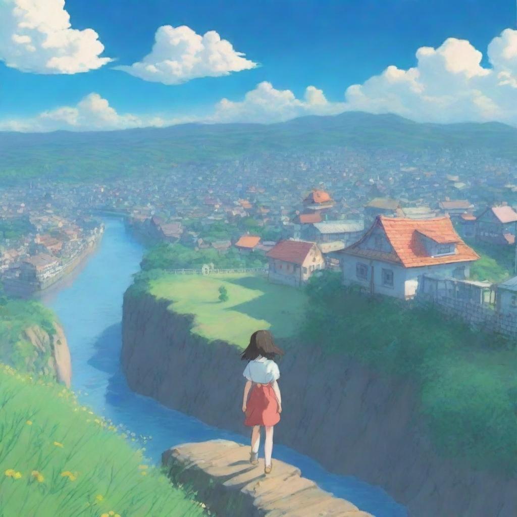 Create an image inspired by the movie 'Suzume' directed by Makoto Shinkai