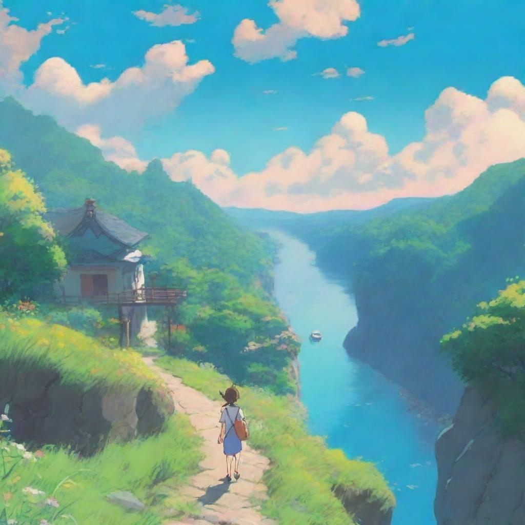 Create an image inspired by the movie 'Suzume' directed by Makoto Shinkai