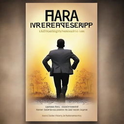 Create a cover for an e-book titled 'Fears of Entrepreneurship'