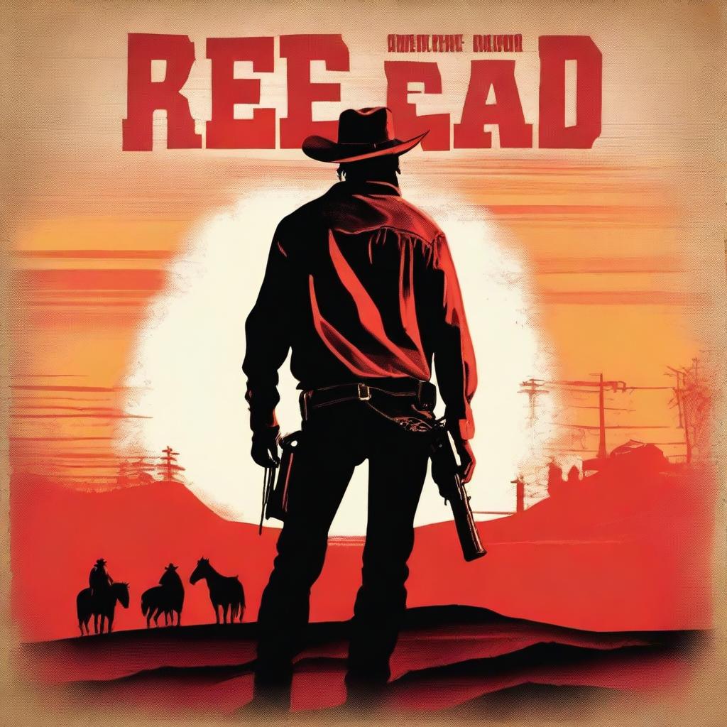 A poster for a western TV series called 'Red Dead'