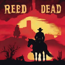 A poster for a western TV series called 'Red Dead'