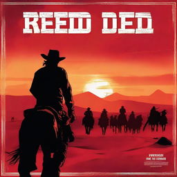 A poster for a western TV series called 'Red Dead'