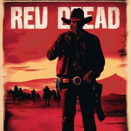 A poster for a western TV series called 'Red Dead'