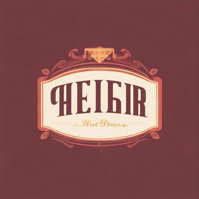 A vintage-themed bar logo featuring classic elements such as old-fashioned typography, ornate borders, and a retro color palette