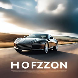 A poster for a motoring series called 'Horizon'