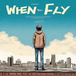 A poster for a down to earth comedy-drama TV series called 'When You Fly'