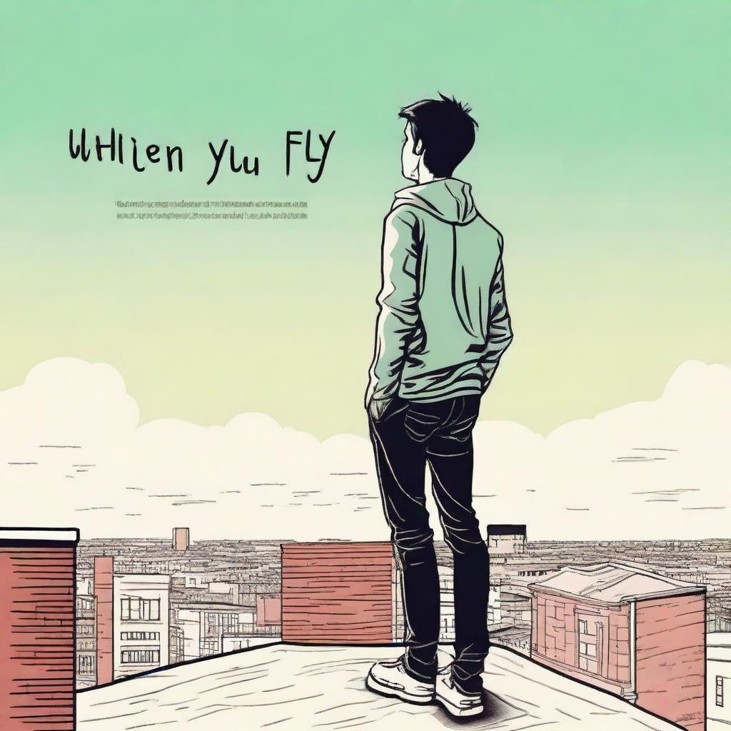 A poster for a down to earth comedy-drama TV series called 'When You Fly'