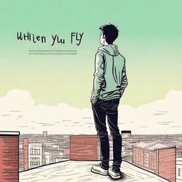 A poster for a down to earth comedy-drama TV series called 'When You Fly'